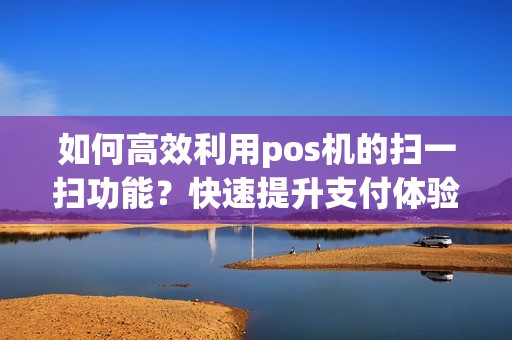 如何高效利用pos机的扫一扫功能？快速提升支付体验！