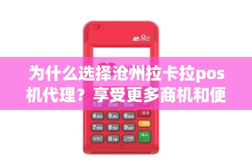 为什么选择沧州拉卡拉pos机代理?享受更多商机和便利服务!