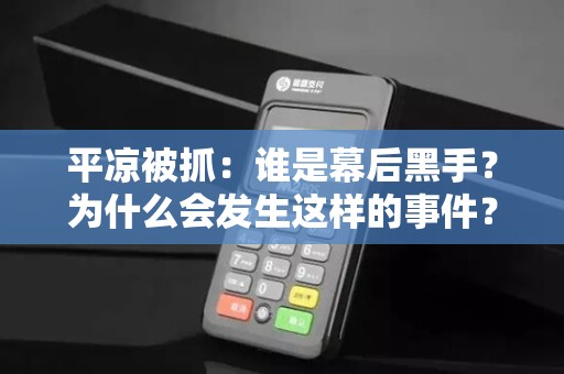 平凉被抓:谁是幕后黑手?为什么会发生这样的事件?
