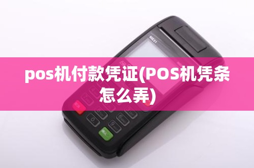 pos机付款凭证(POS机凭条怎么弄)