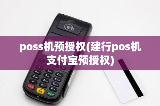 poss机预授权(建行pos机支付宝预授权)