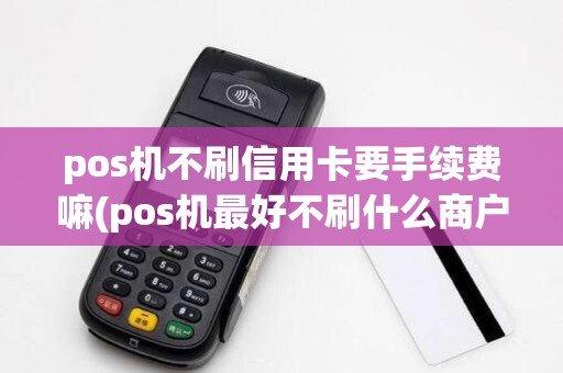 pos机不刷信用卡要手续费嘛(pos机最好不刷什么商户)