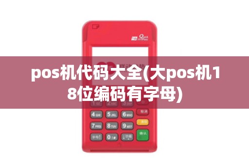 pos机代码大全(大pos机18位编码有字母)