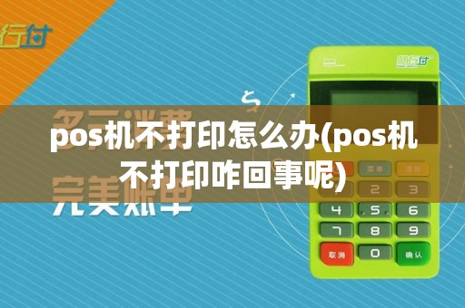 pos机不打印怎么办(pos机不打印咋回事呢)