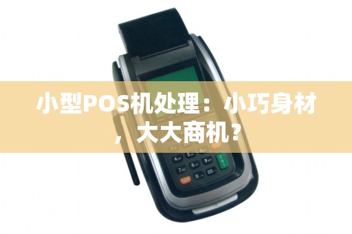 小型POS机处理:小巧身材,大大商机?