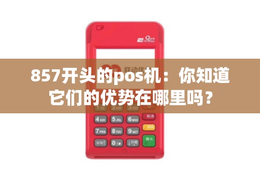 857开头的pos机:你知道它们的优势在哪里吗?