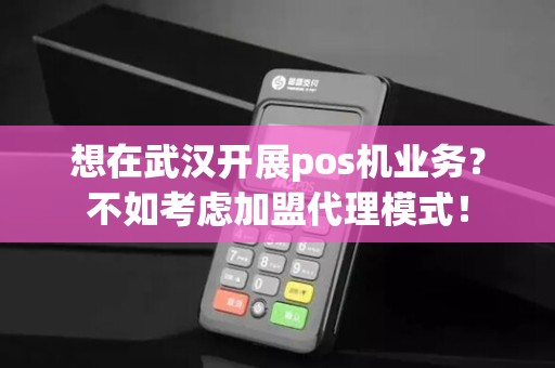 想在武汉开展pos机业务？不如考虑加盟代理模式！