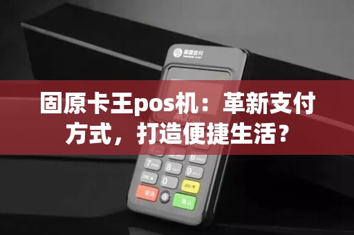 固原卡王pos机:革新支付方式,打造便捷生活?