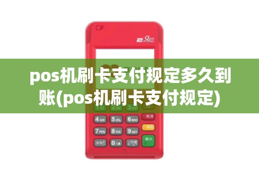 pos机刷卡支付规定多久到账(pos机刷卡支付规定)