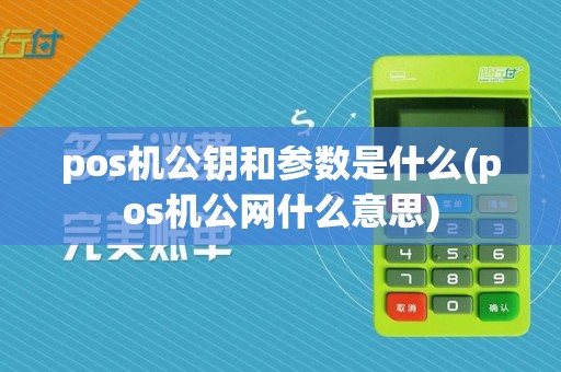 pos机公钥和参数是什么(pos机公网什么意思)