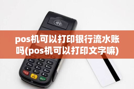 pos机可以打印银行流水账吗(pos机可以打印文字嘛)