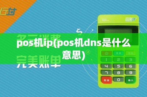 pos机ip(pos机dns是什么意思)