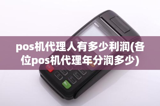 pos机代理人有多少利润(各位pos机代理年分润多少)