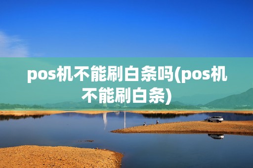 pos机不能刷白条吗(pos机不能刷白条)