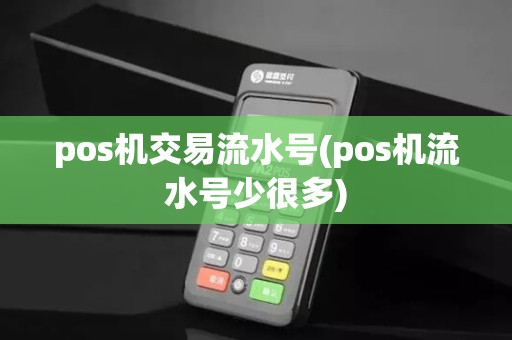 pos机交易流水号(pos机流水号少很多)