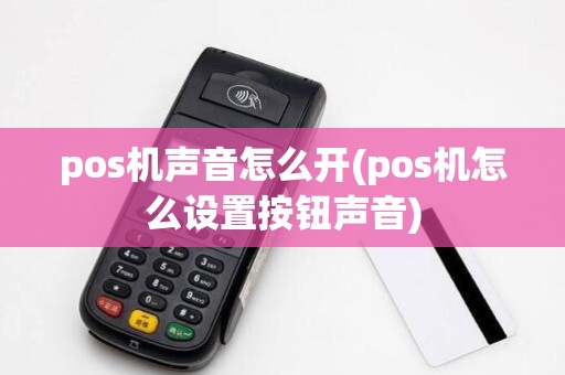 pos机声音怎么开(pos机怎么设置按钮声音)