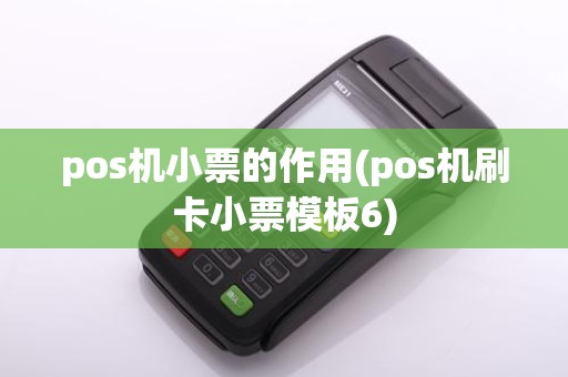 pos机小票的作用(pos机刷卡小票模板6)