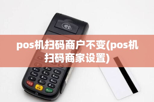pos机扫码商户不变(pos机扫码商家设置)