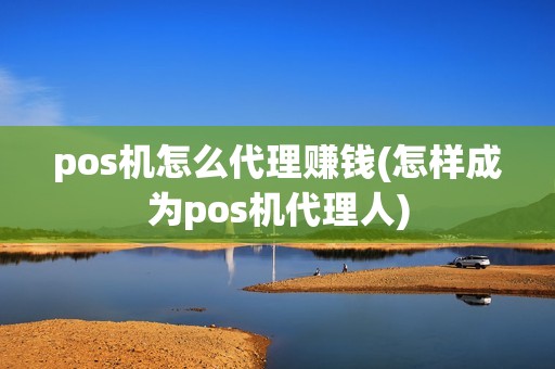 pos机怎么代理赚钱(怎样成为pos机代理人)