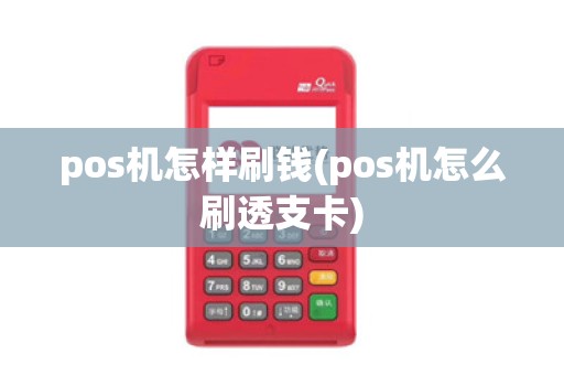 pos机怎样刷钱(pos机怎么刷透支卡)