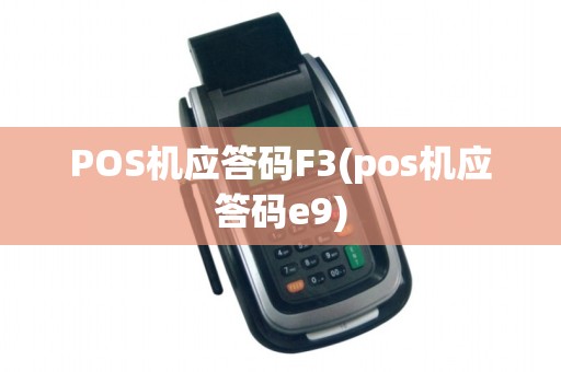 POS机应答码F3(pos机应答码e9)