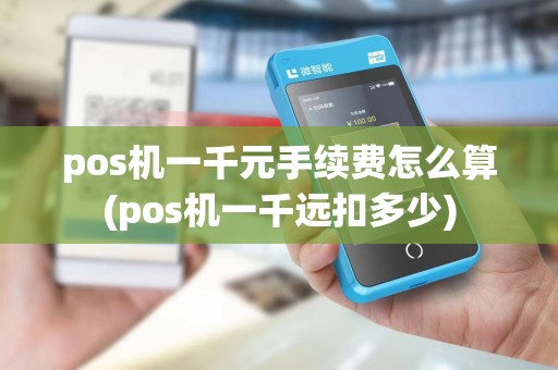 pos机一千元手续费怎么算(pos机一千远扣多少)