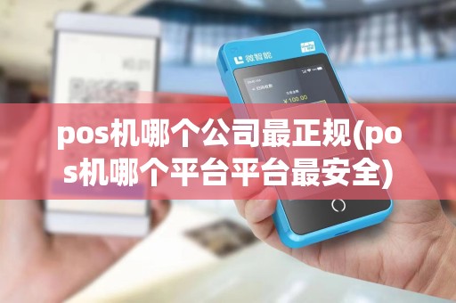 pos机哪个公司最正规(pos机哪个平台平台最安全)