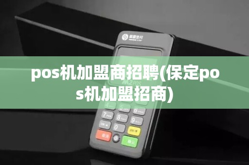 pos机加盟商招聘(保定pos机加盟招商)