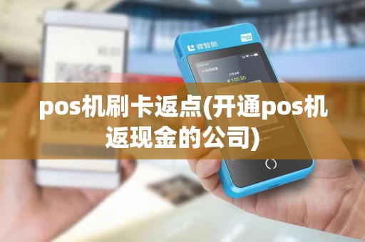 pos机刷卡返点(开通pos机返现金的公司)
