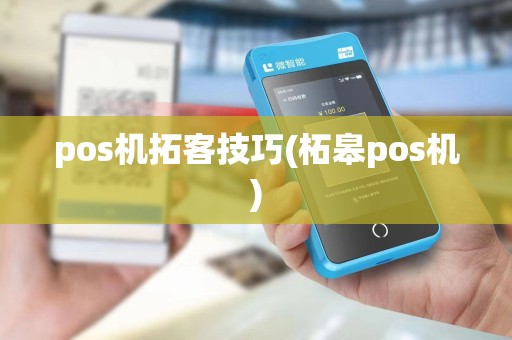 pos机拓客技巧(柘皋pos机)