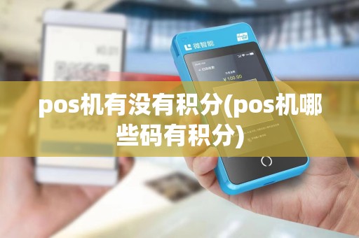 pos机有没有积分(pos机哪些码有积分)