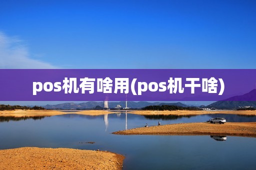 pos机有啥用(pos机干啥)