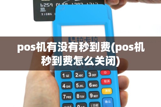 pos机有没有秒到费(pos机秒到费怎么关闭)