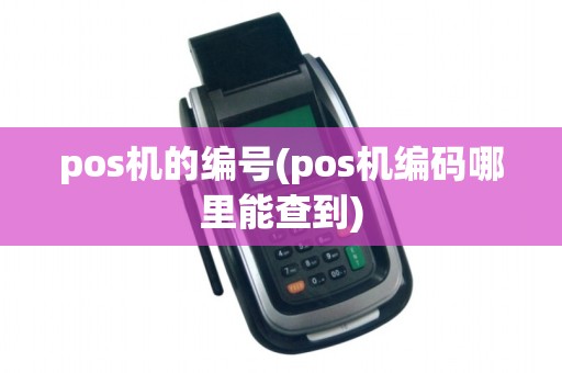 pos机的编号(pos机编码哪里能查到)