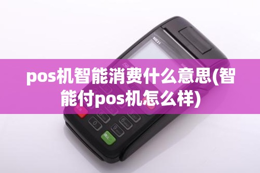 pos机智能消费什么意思(智能付pos机怎么样)