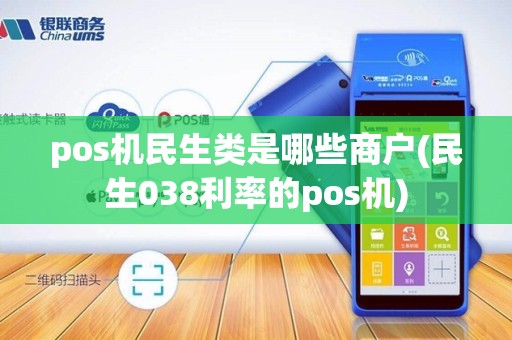 pos机民生类是哪些商户(民生038利率的pos机)