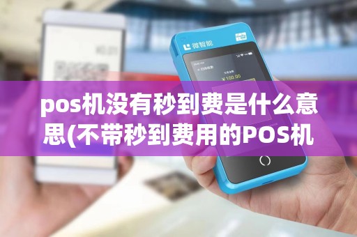 pos机没有秒到费是什么意思(不带秒到费用的POS机)