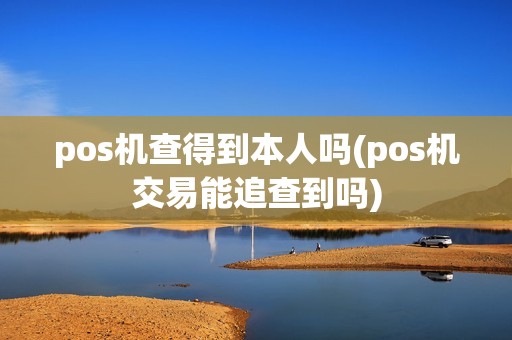 pos机查得到本人吗(pos机交易能追查到吗)