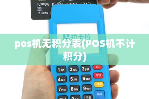 pos机无积分表(POS机不计积分)