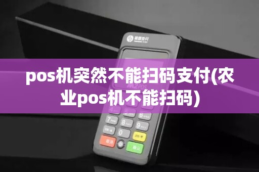 pos机突然不能扫码支付(农业pos机不能扫码)