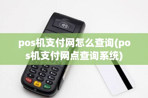 pos机支付网怎么查询(pos机支付网点查询系统)