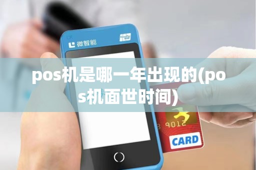 pos机是哪一年出现的(pos机面世时间)