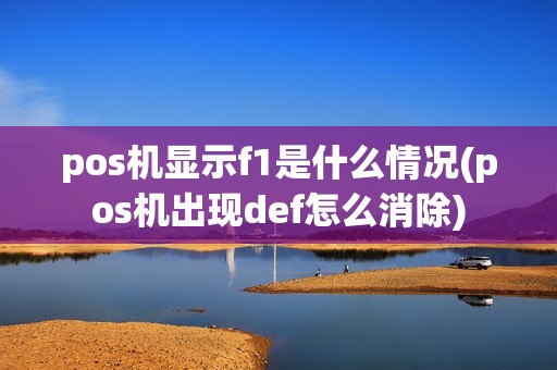 pos机显示f1是什么情况(pos机出现def怎么消除)