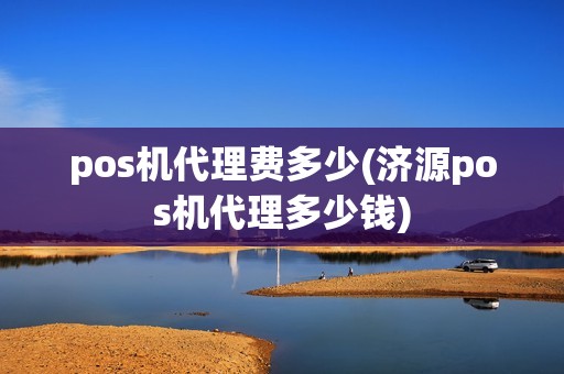 pos机代理费多少(济源pos机代理多少钱)