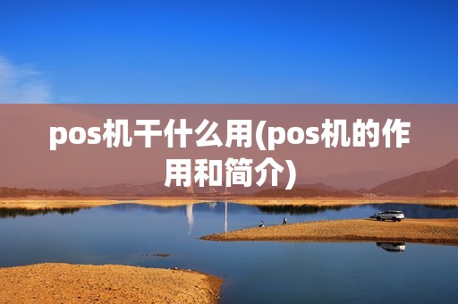 pos机干什么用(pos机的作用和简介)