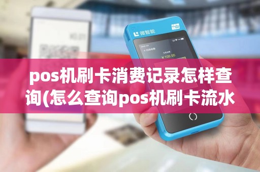 pos机刷卡消费记录怎样查询(怎么查询pos机刷卡流水明细)
