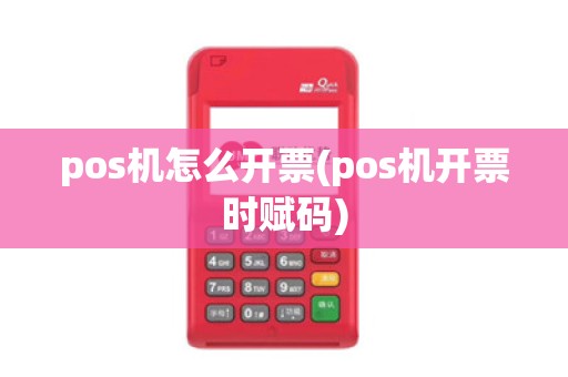 pos机怎么开票(pos机开票时赋码)
