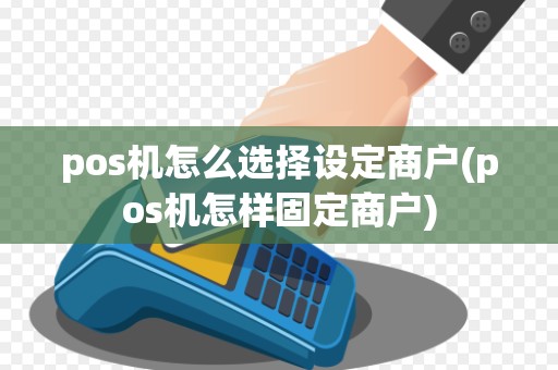 pos机怎么选择设定商户(pos机怎样固定商户)