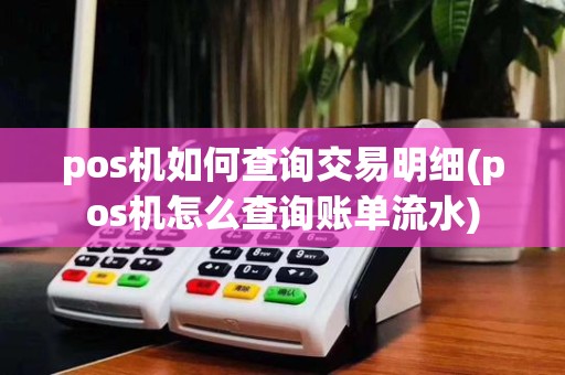 pos机如何查询交易明细(pos机怎么查询账单流水)