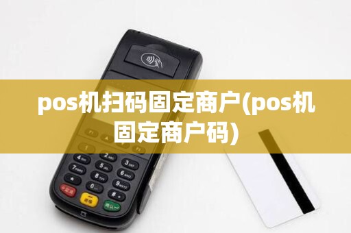 pos机扫码固定商户(pos机固定商户码)